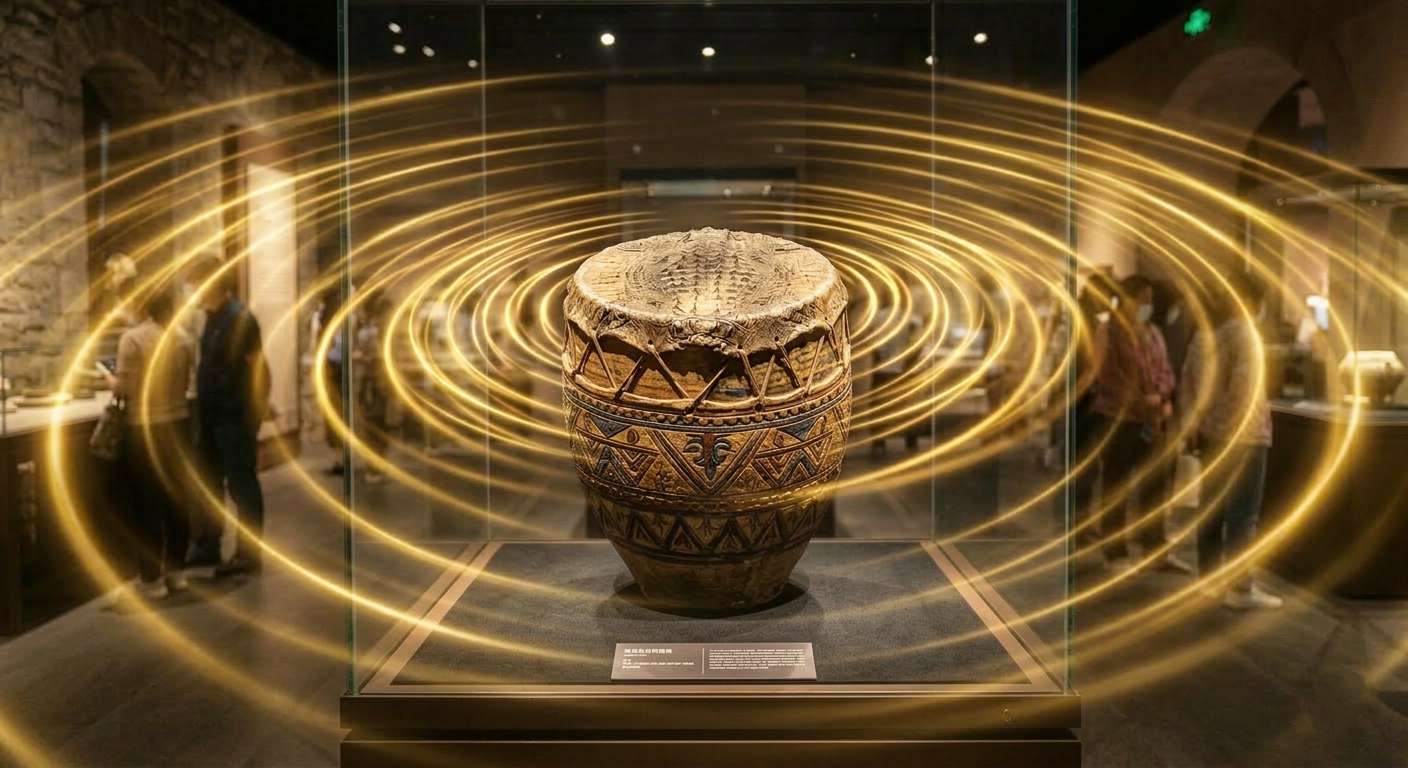 陶寺陶鼓为何选用鳄鱼皮蒙面，这种材质对音色和礼制等级有何特殊意义？（2026.3.15)