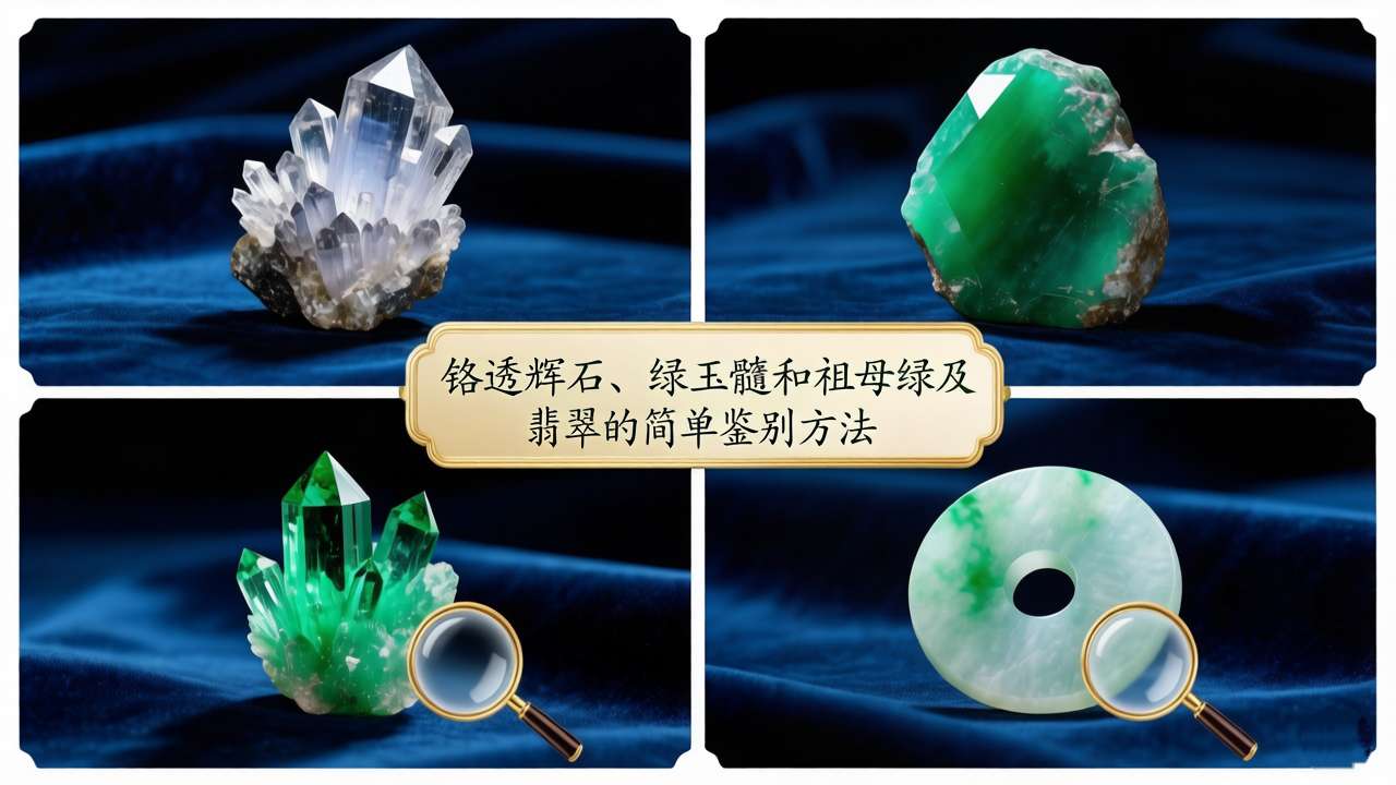 铬透辉石、绿玉髓和祖母绿及翡翠的简单鉴别方法(2026.5.8)