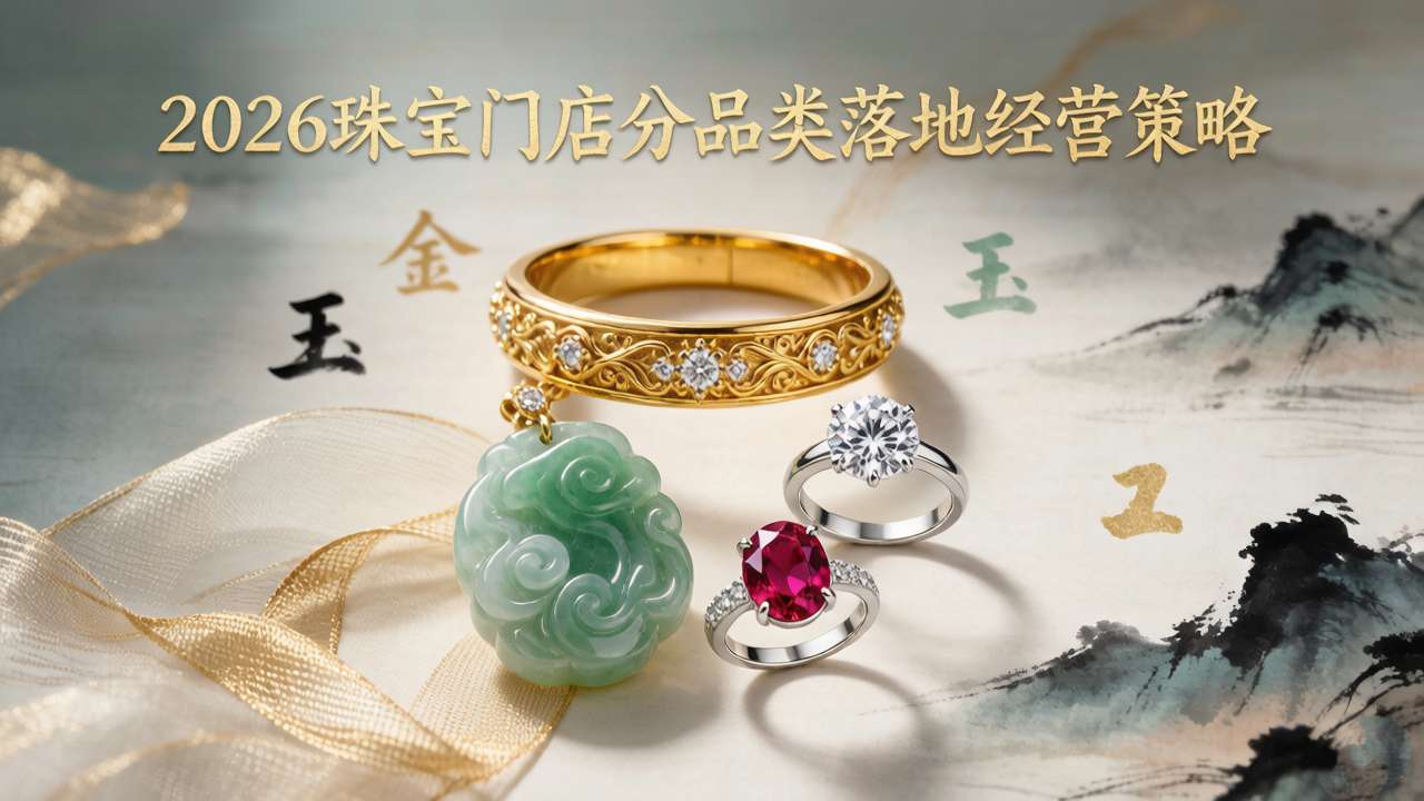 2026珠宝门店分品类落地经营策略（黄金/玉石/培育钻/彩宝全覆盖，含引流、库存、盈利闭环）（2026.6.27）